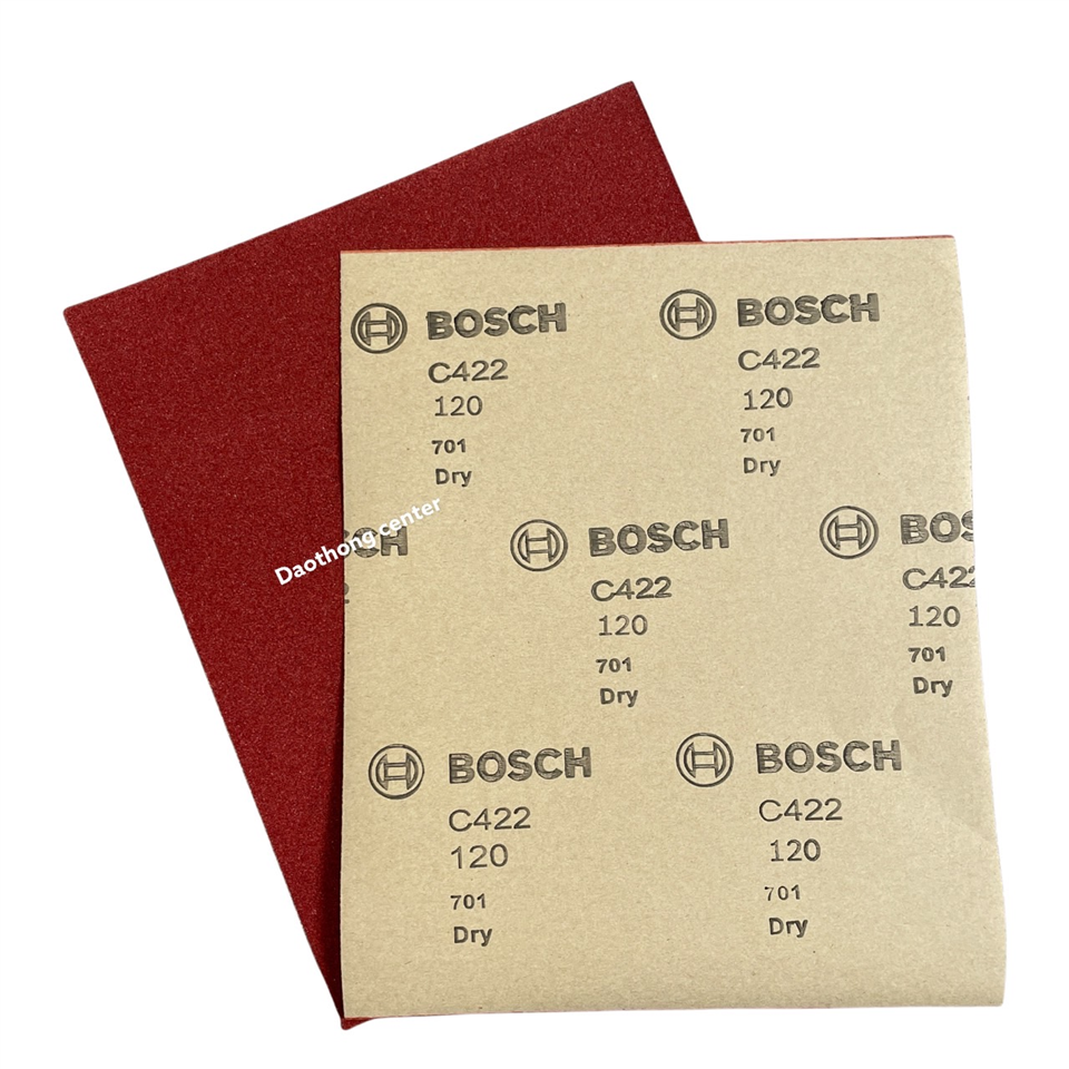 #BOSCH กระดาษทรายขัดไม้ No.4 (P120)