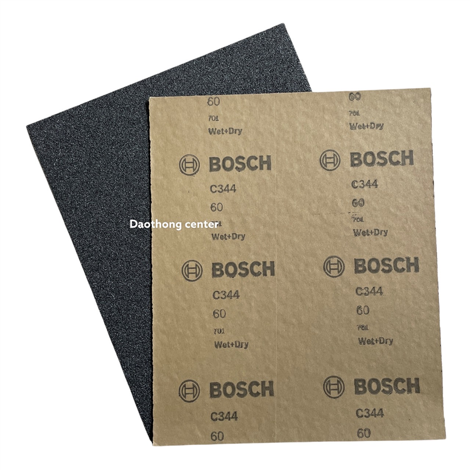 #BOSCH กระดาษทรายน้ำ No.60