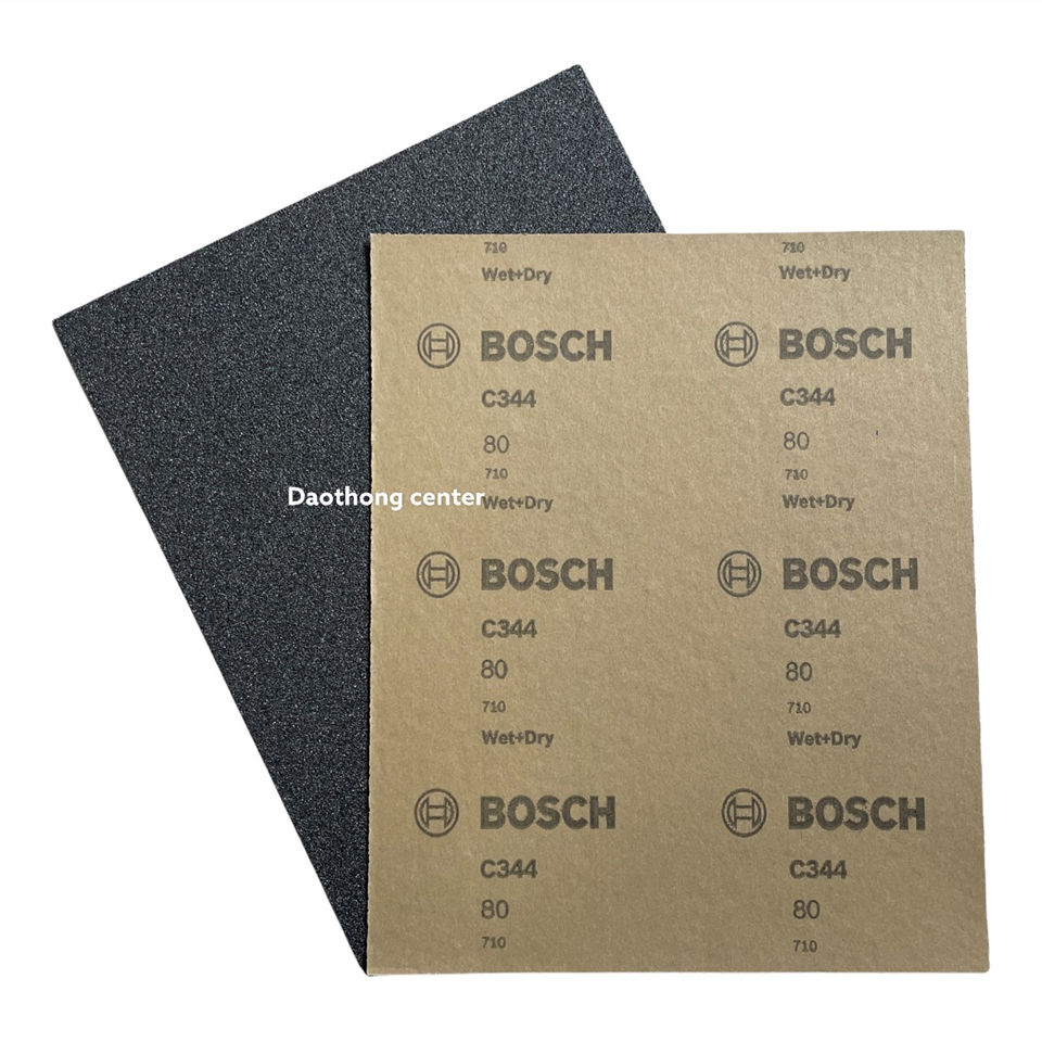 #BOSCH กระดาษทรายน้ำ No.80