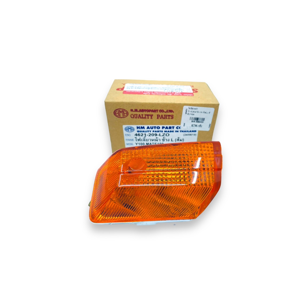 ไฟเลี้ยวหน้า Y100,MATE-100 ซ้าย(L) สีส้ม *HM