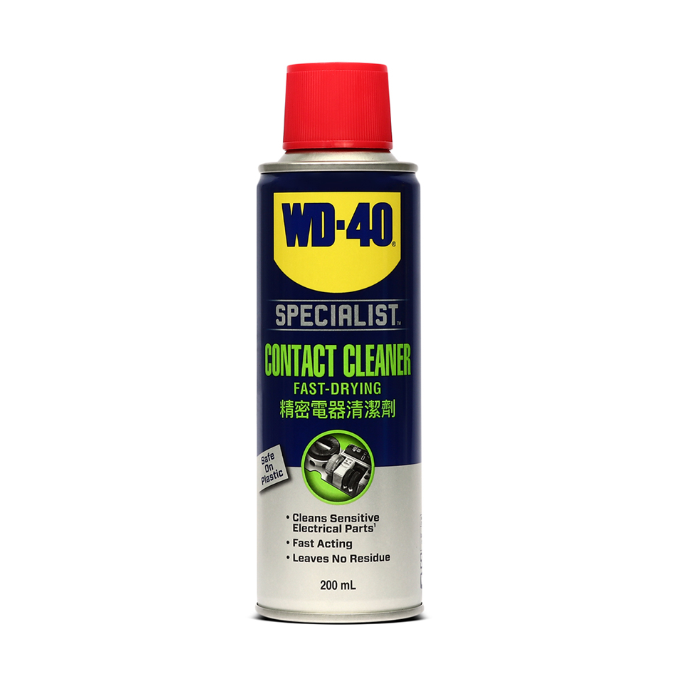 #WD40 สเปรย์ล้างหน้าสัมผัสทางไฟฟ้า (Contact Cleaner) 200ml (ทำความสะอาดคราบน้ำมัน เขม่า แห้งเร็ว)