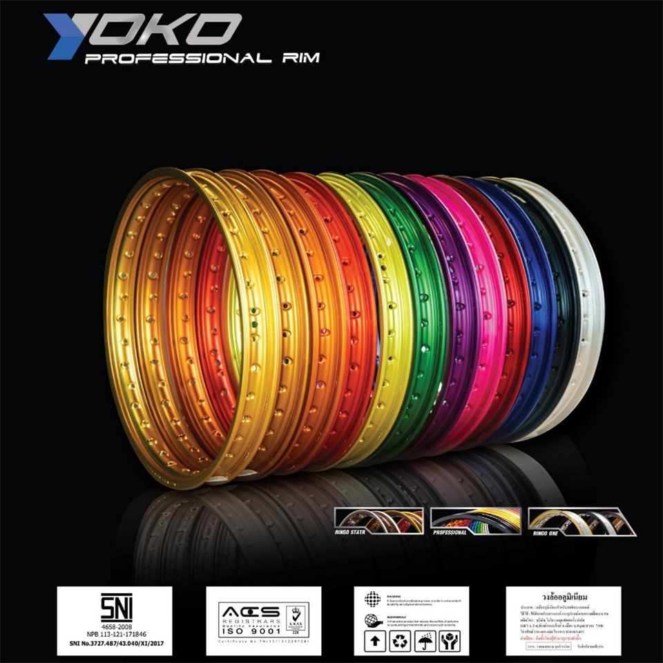 ขอบโลว์(YOKO) 140-17 สีดำ