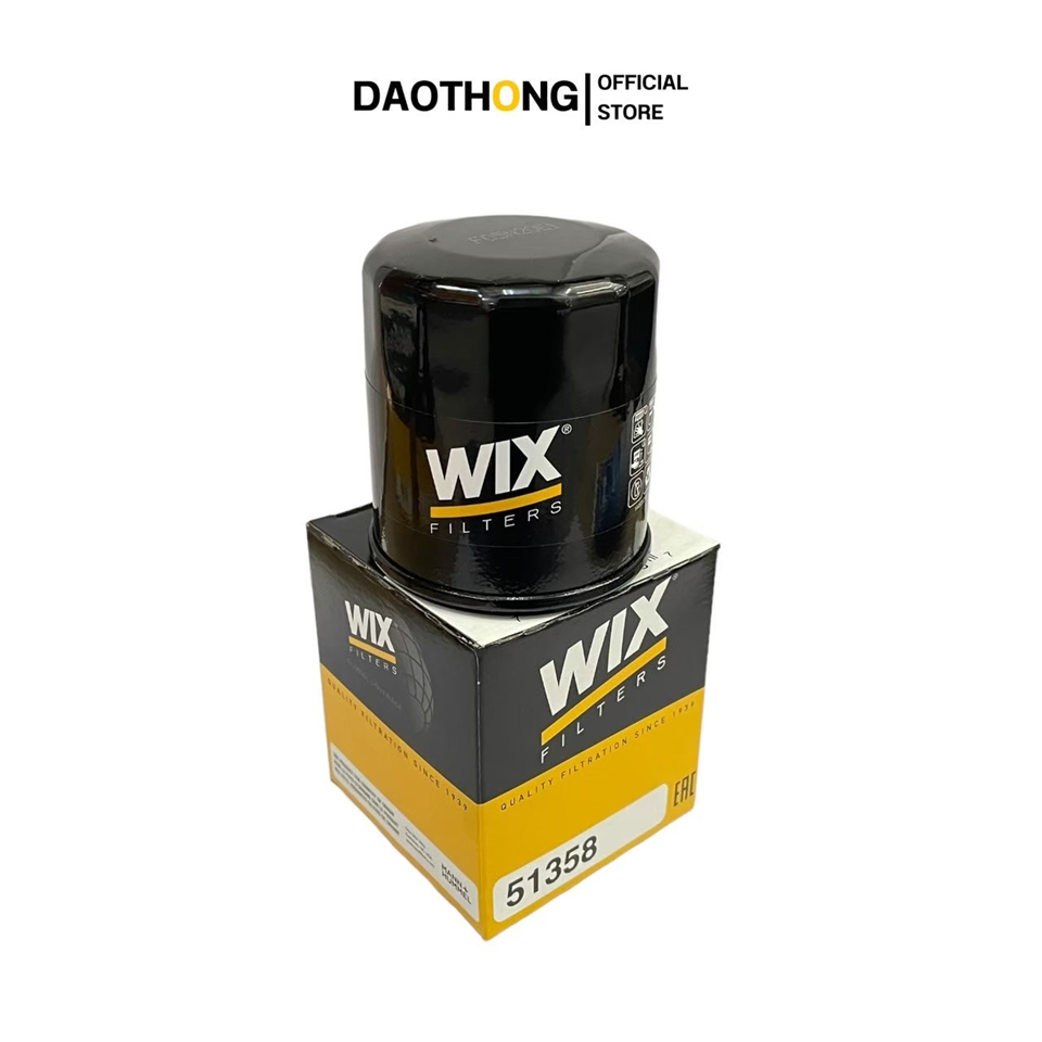 ไส้กรองน้ำมันเครื่องบิ๊กไบค์ [51358] Honda,Kawa,Yamaha,Triumph *WIX USA