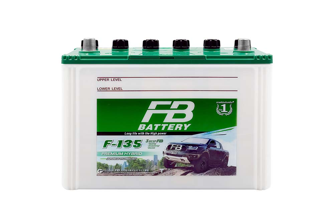 #FB แบตเตอรี่รถยนต์ F135L HYBRID TU450