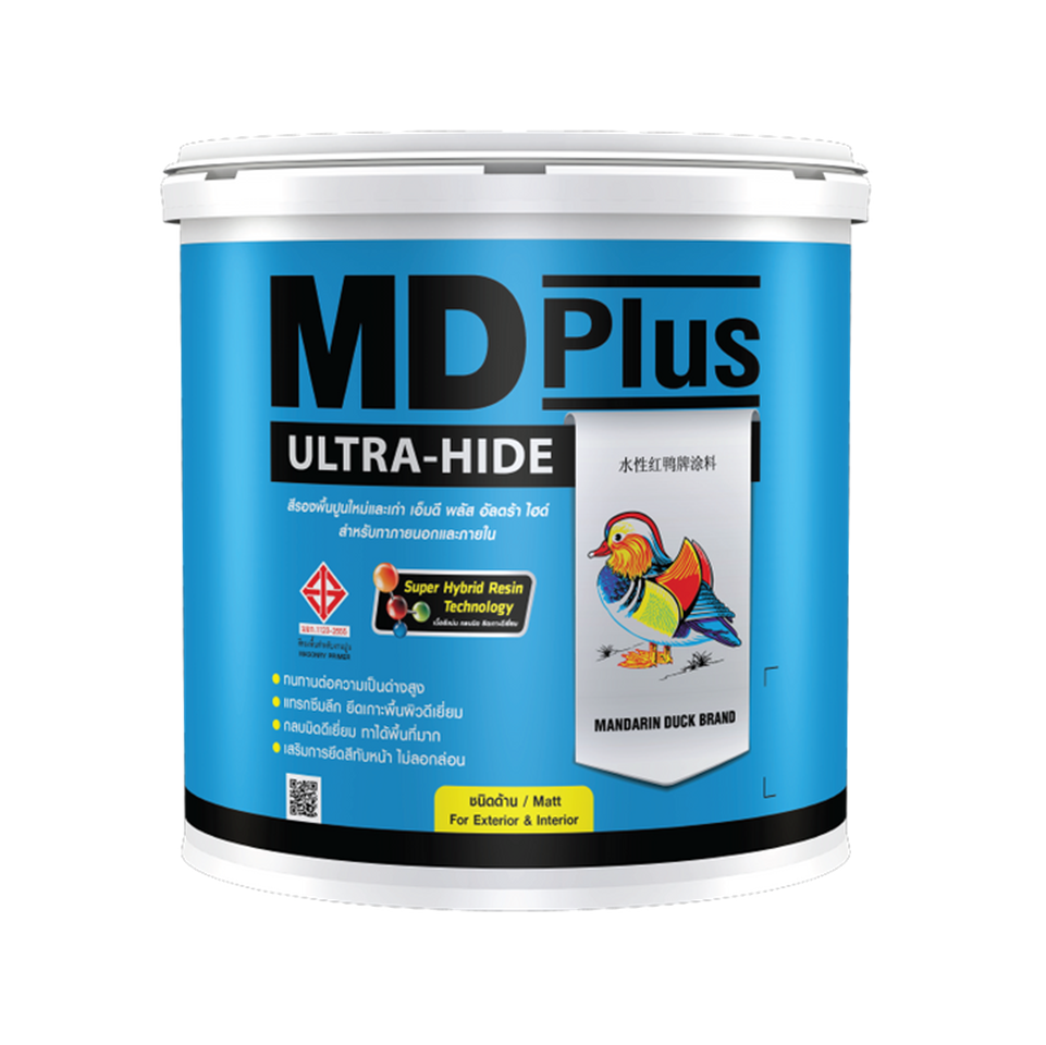 #TOA สีทาบ้าน MD Plus #0000 รองพื้นปูนใหม่-เก่า ขนาด 3.5ลิตร