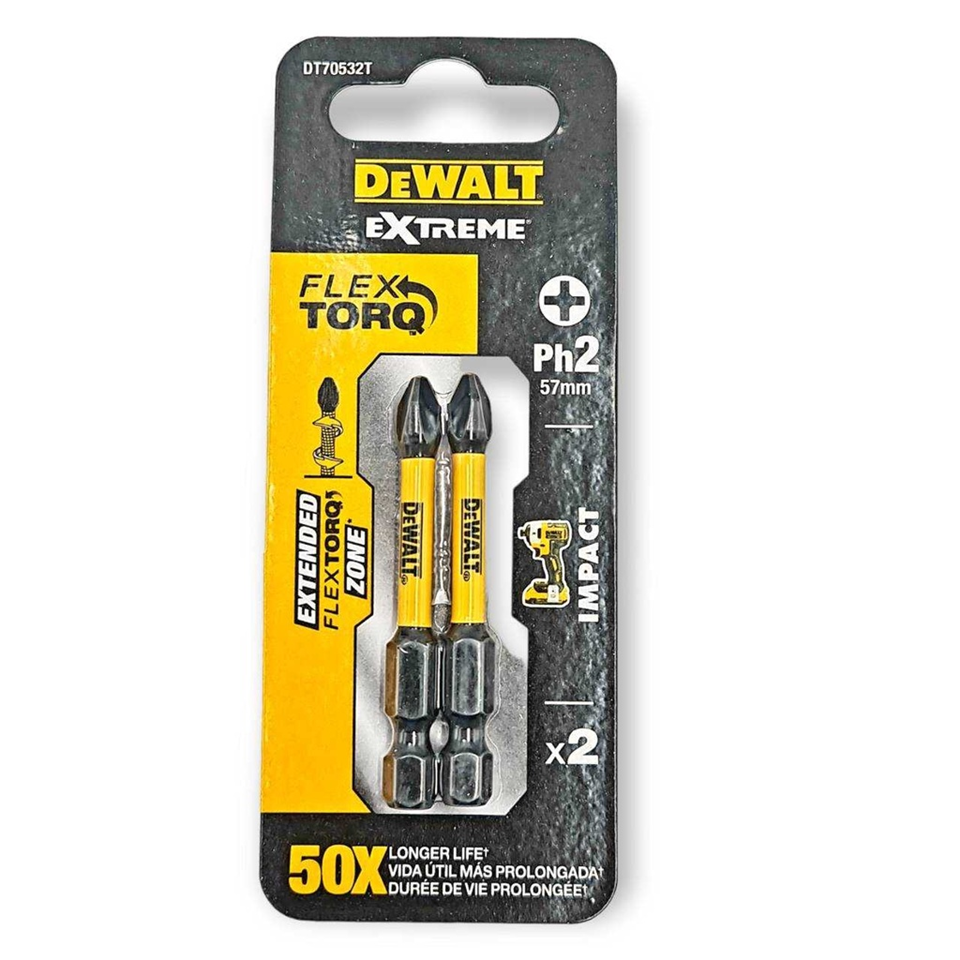 #DEWALT #ACC DT70532T-QZ ดอกไขควง 2ชิ้น
