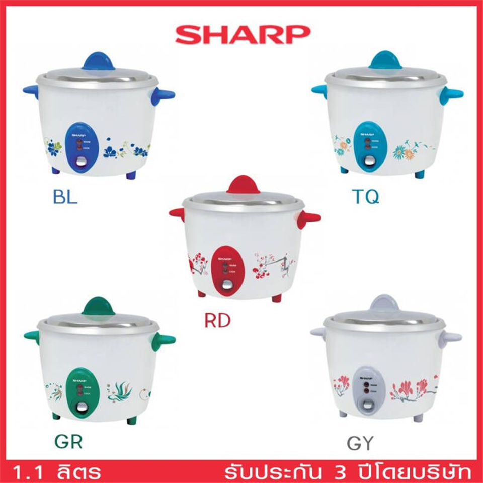 #SHARP หม้อหุงข้าวชาร์ป KSH-D11 1.1L