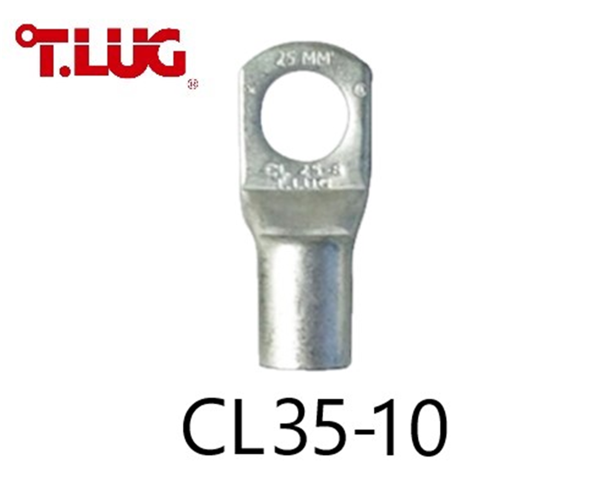#T.LUG หางปลาทองแดง รุ่นหนา สำหรับสาย 35มม. CL35-10