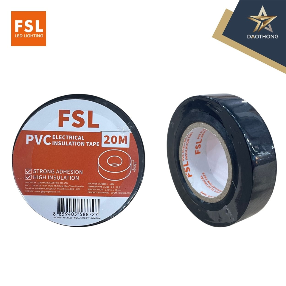 #FSL เทปพันสายไฟ KAGIRI TITAN 20M [FT18mm]