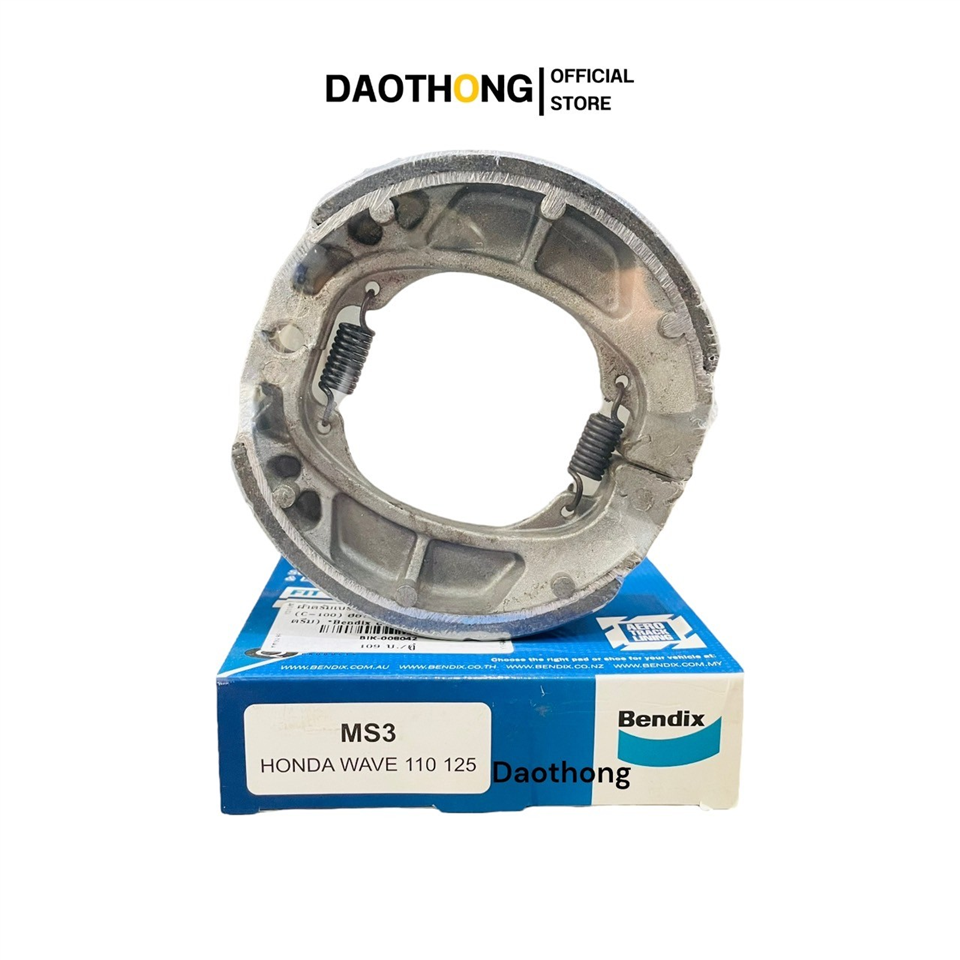 #BENDIX ผ้าดรัมเบรค WAVE (C-100) ฮอนด้าทุกรุ่น (เวฟไอ,ดรีม) [MS003] อย่างดี