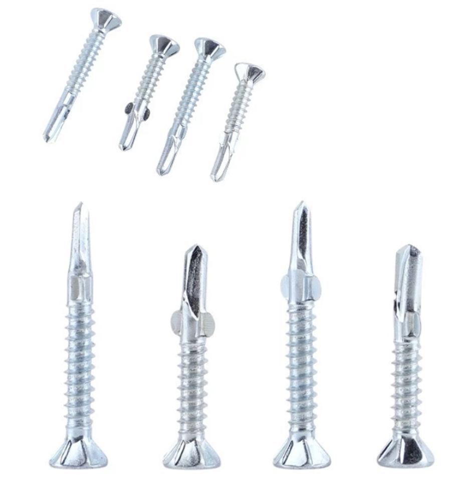 #ROCKET สกรูไม้ฝา เหล็ก มีปีก RC#7-19x28