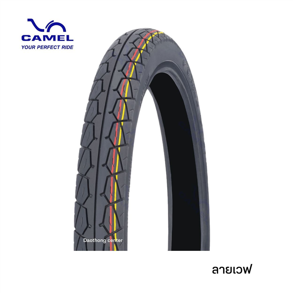 #CAMEL ยางนอก(TT) 225-17 (60/100-17) CM520 (เวฟ) คาเมล @20