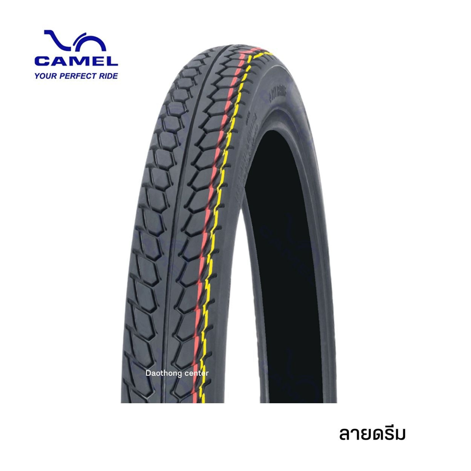 #CAMEL ยางนอก(TT) 250-17 (70/90-17) ลายดรีม CM518 คาเมล @20