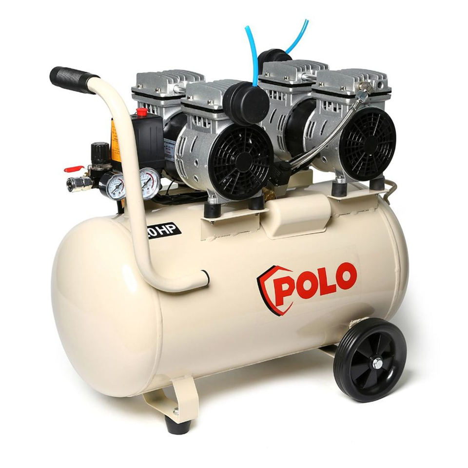 #POLO ปั๊มลมออยล์ฟรี 1.5HP รุ่น OFS5502-50 ขนาด 50L