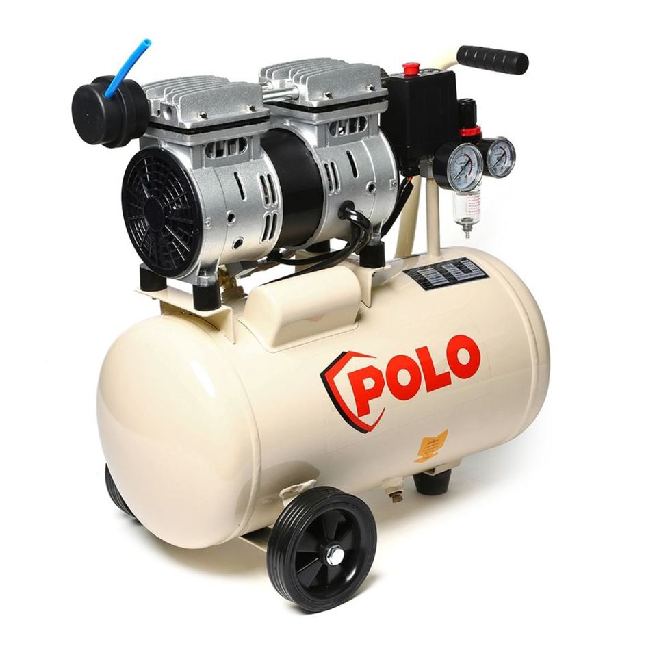 #POLO ปั๊มลมออยล์ฟรี 0.75HP รุ่น OFS5501-24 ขนาด 24L