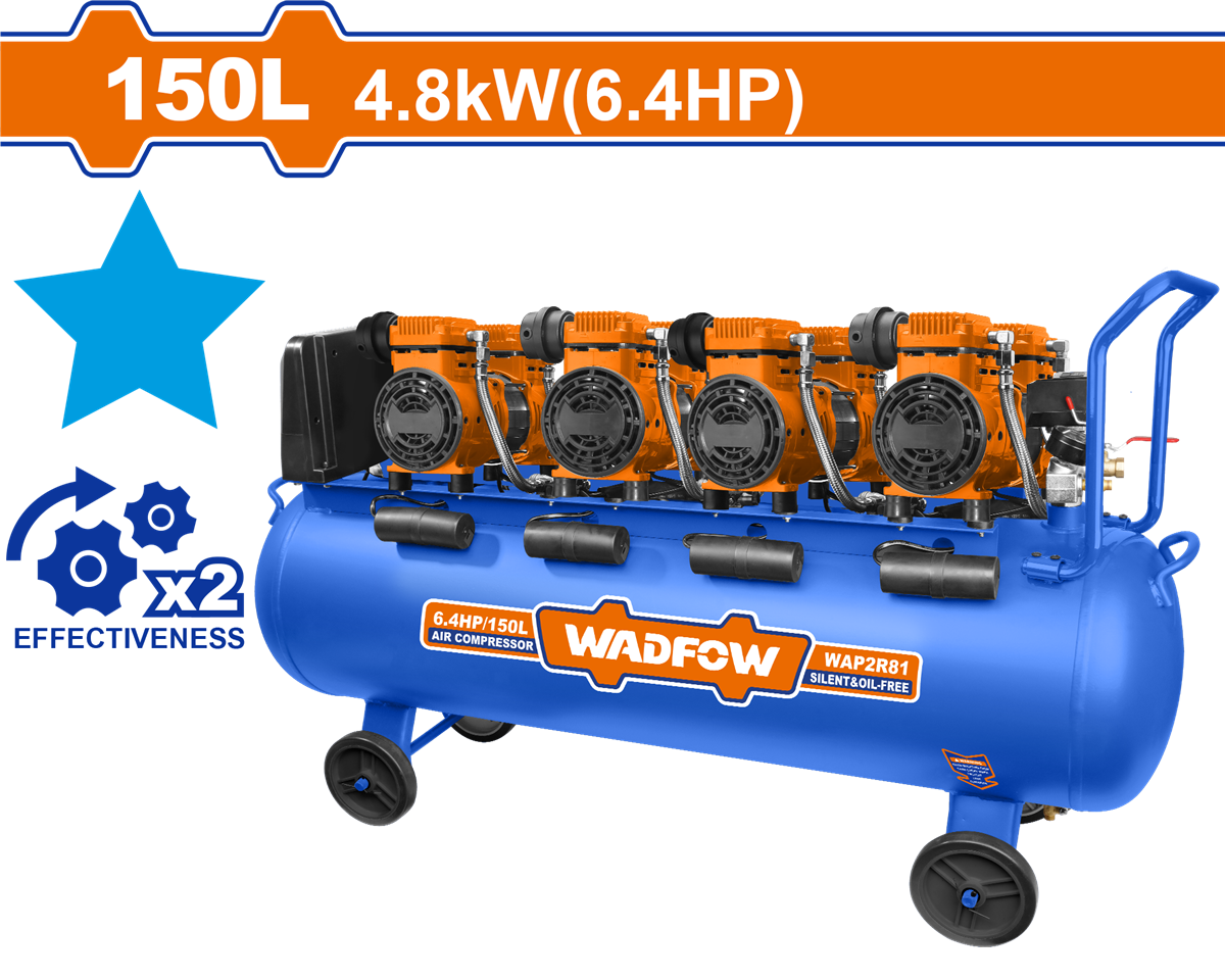 #WADFOW ปั๊มลม 4800W 150L WAP2R81